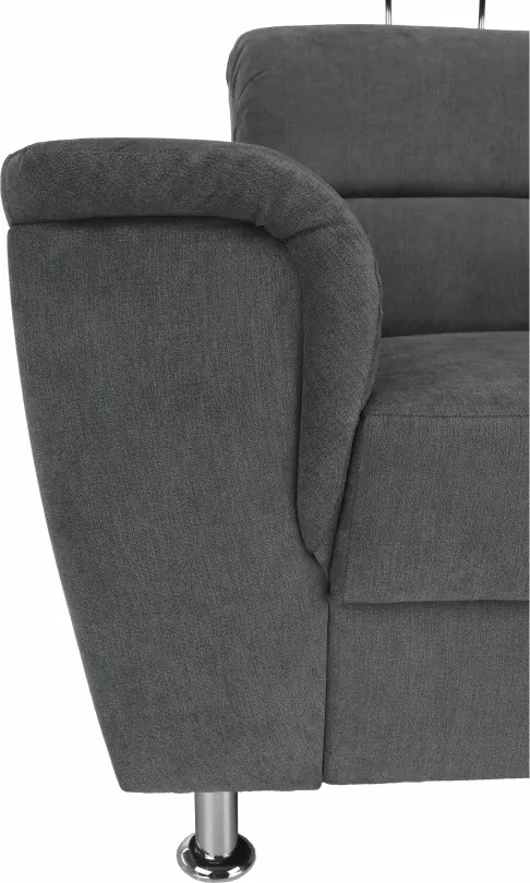 Fotel, szürke szövet, SANTIAGO