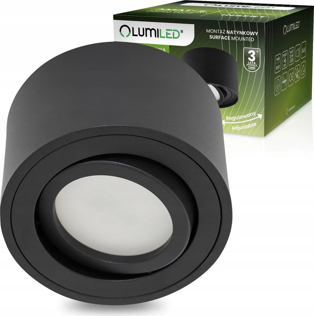 Halogén lámpatest Falra szerelhető Mennyezeti lámpa Tuba Spot Led Mozgatható Kerek