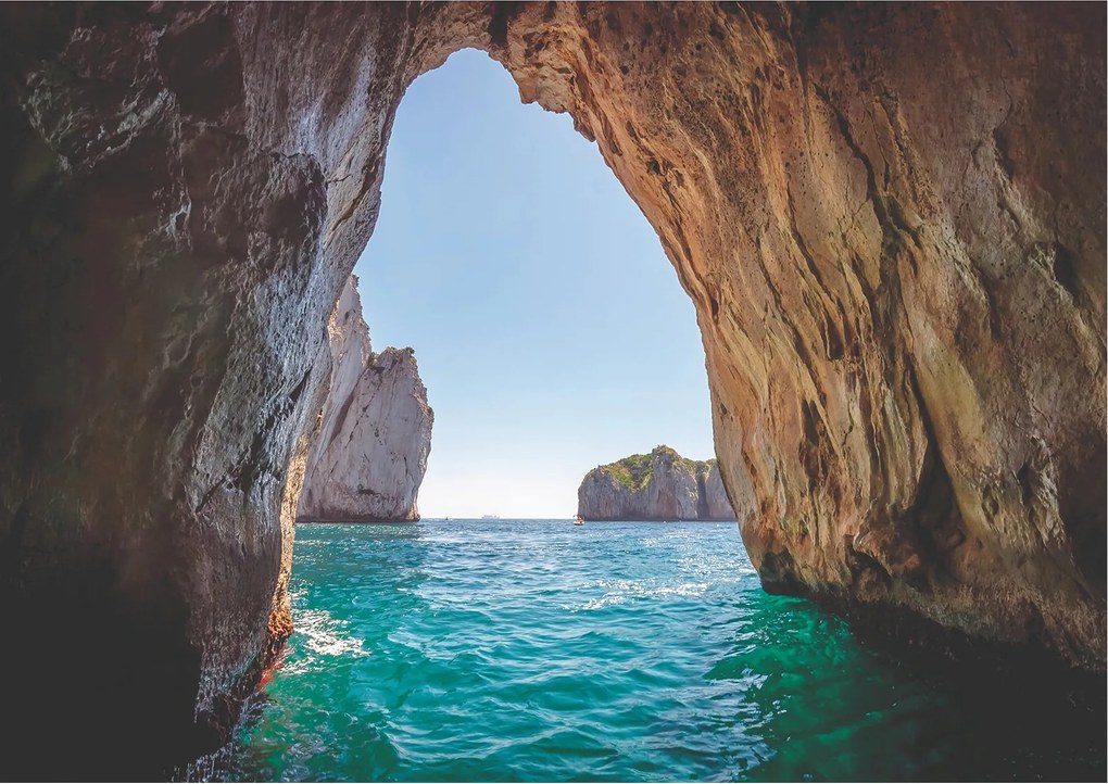 Fotótapéta Tengeri árkád vinil kék 208x146 ég +ragasztó