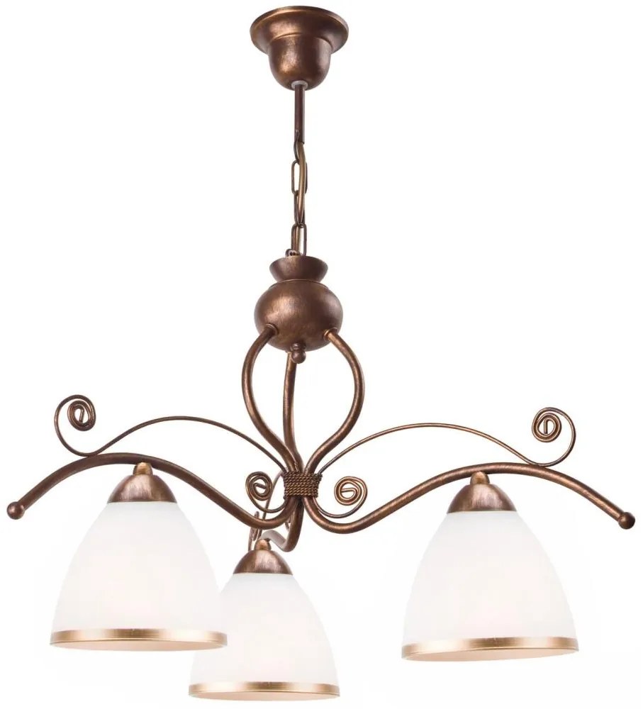 Brilagi Brilagi - LED Csillár láncon ANTICO 3xE27/60W/230V bronz patina BG0727