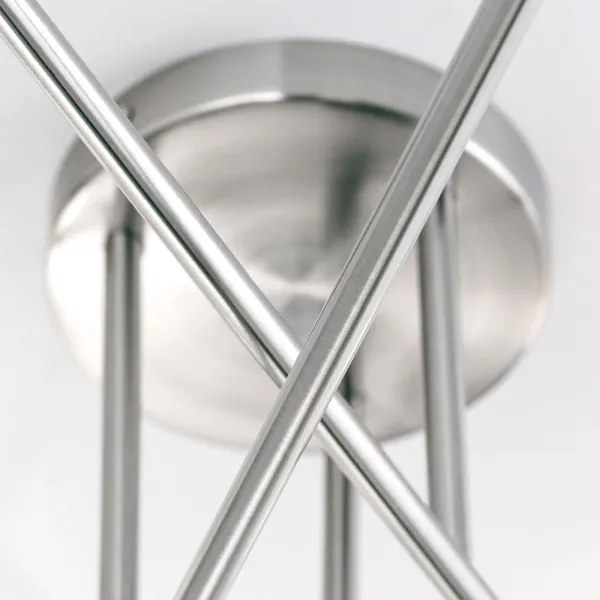 Orion DL 7-786/6 - Felületre szerelhető csillár  SNOWWHITE 6xG9/20W/230V átm. 84 cm matt króm