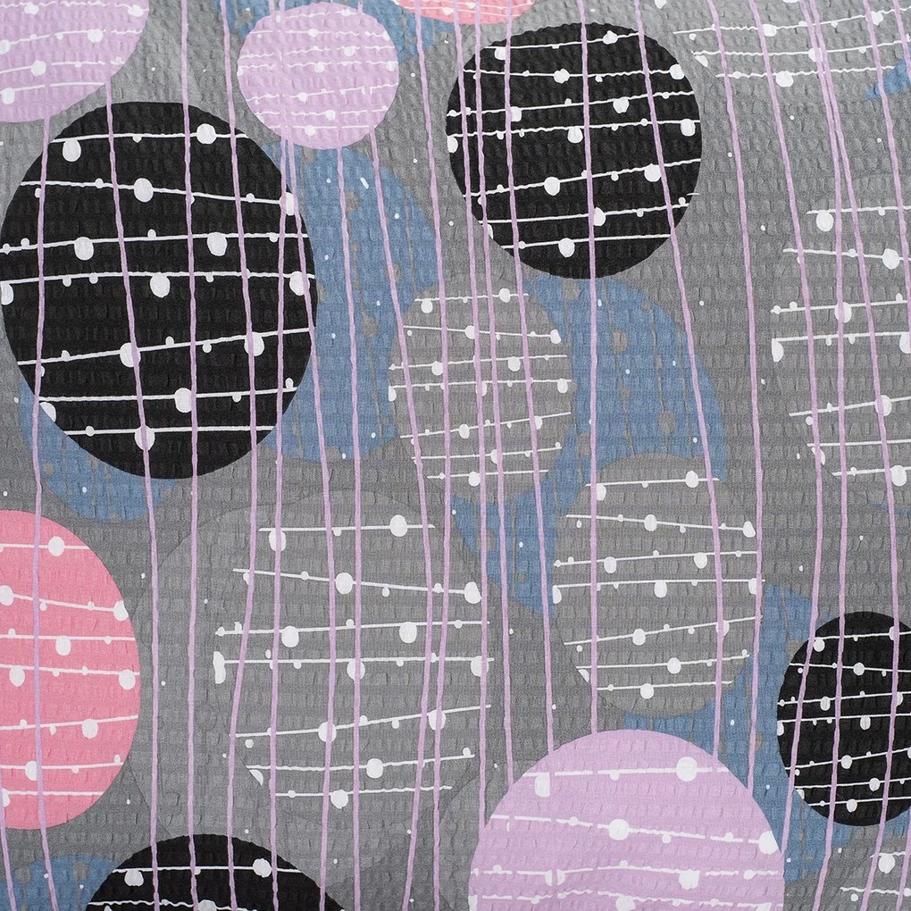 4Home Pink illusion krepp ágyneműhuzat, 140 x 220 cm, 70 x 90 cm