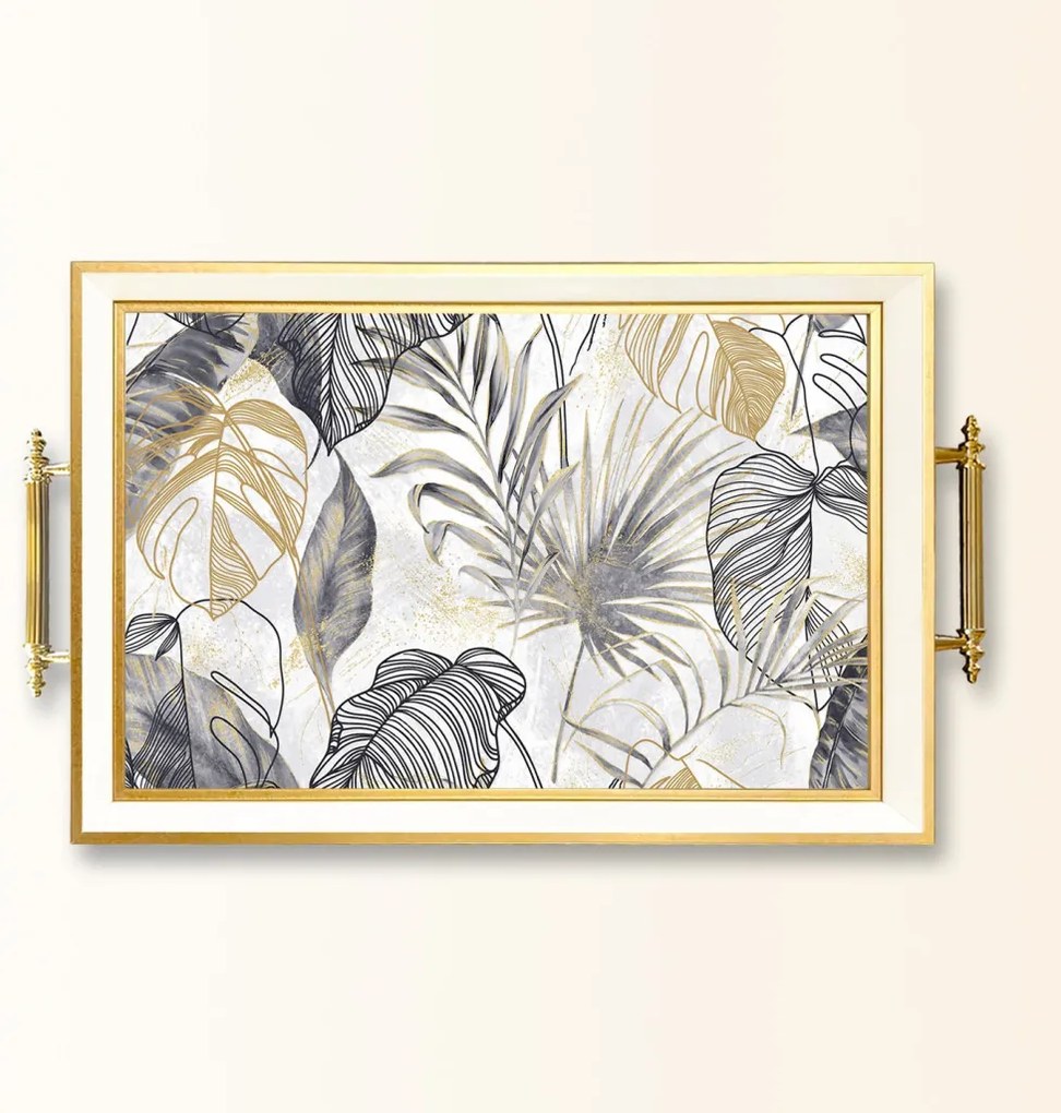 Üveg tálca, 38×24 cm – TPB9812