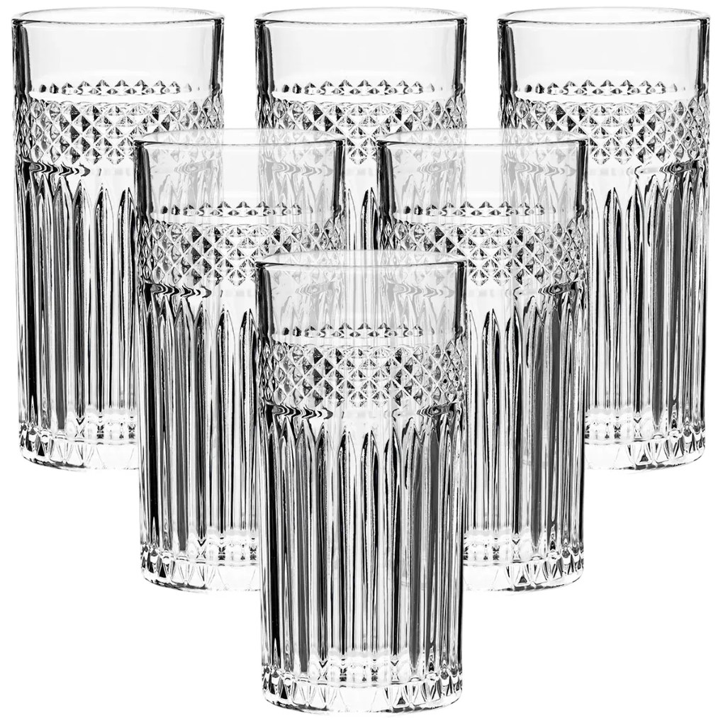 Altom Greta magas pohárkészlet 360 ml, 6 db