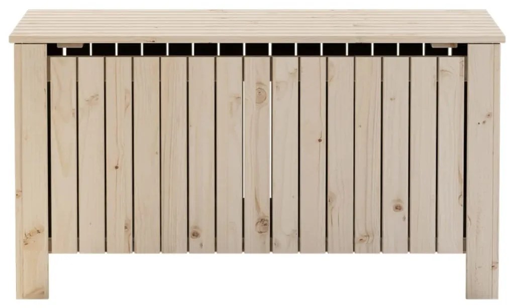 RANA tömör fenyőfa tárolóláda fedéllel 100 x 49 x 54 cm