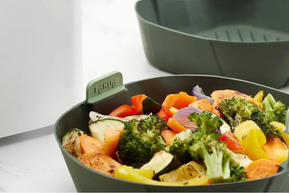 Szilikon sütőforma forrólevegős fritőzhöz 25x25 cm XL – Lékué