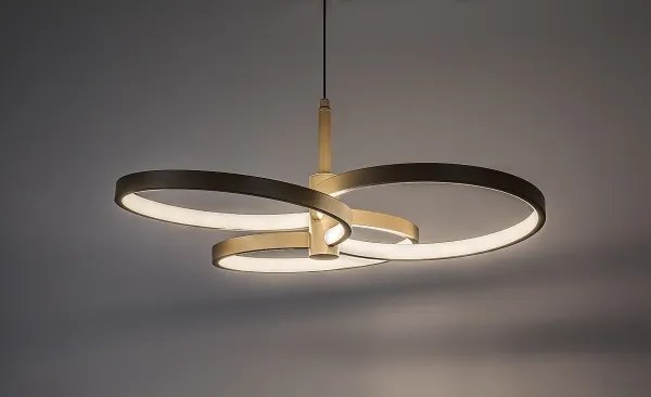 Rabalux 72400 - LED dimmelhető függőlámpa sodronyon ISIDORA 50W/230V 3000-6500K+távirányító