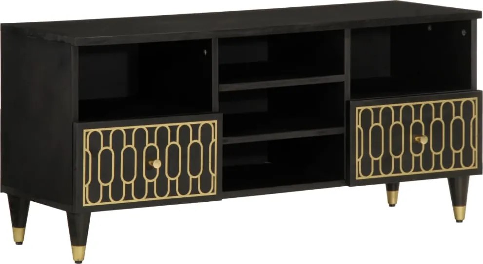 vidaXL tömör mangófa TV-szekrény 100 x 33 x 46 cm