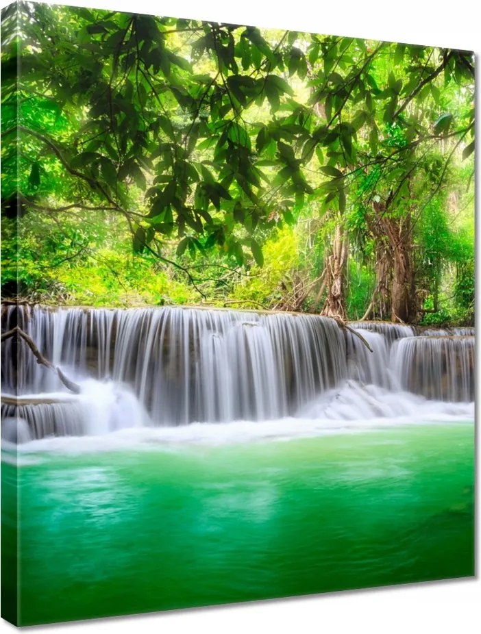 Vászonkép 40x50 Vízesés Thaiföldön