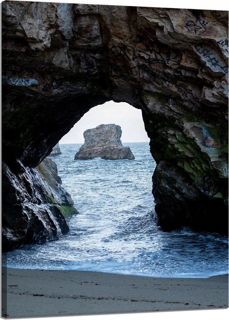 Vászonkép Természet Tenger Sziklaív 50x70 cm