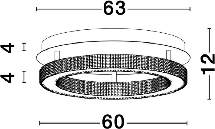 Mennyezeti Lámpa Arany NOVA LUCE 9285620