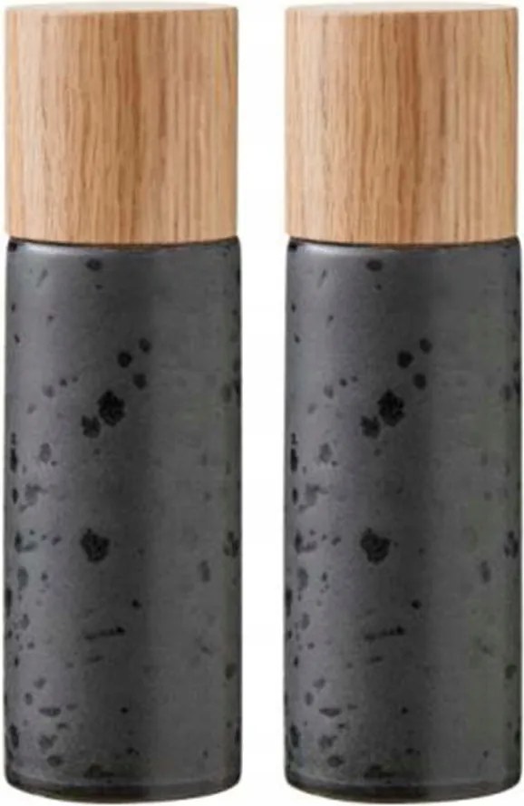 Bitz Kerámia só- és borsdaráló matt fekete