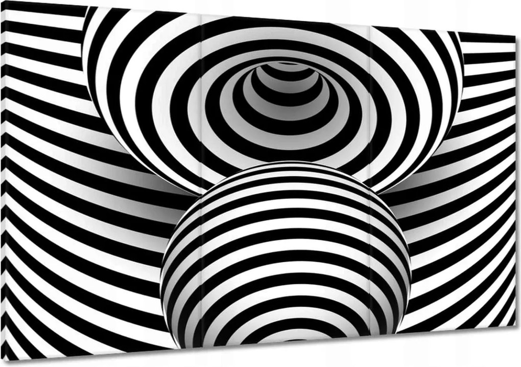 Festmények 120x80 Absztrakt fekete-fehér