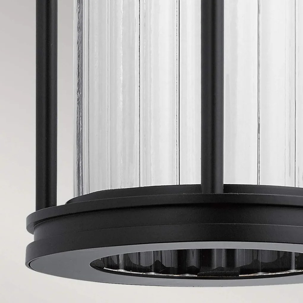 Kichler Barras KL-BARRAS2-M-BK Fali lámpa 1x40W/E27 IP44