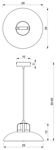 Brilagi - LED Csillár zsinóron FLAMENGO 1xE27/60W/230V zöld