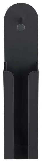 WENKO 26059100 - AGIRA tekercstartó 12x54 cm, fekete