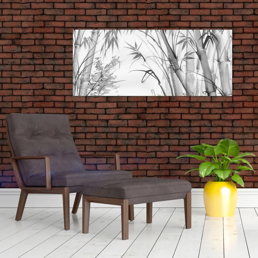Kép - Bambusz erdő (120x50 cm)