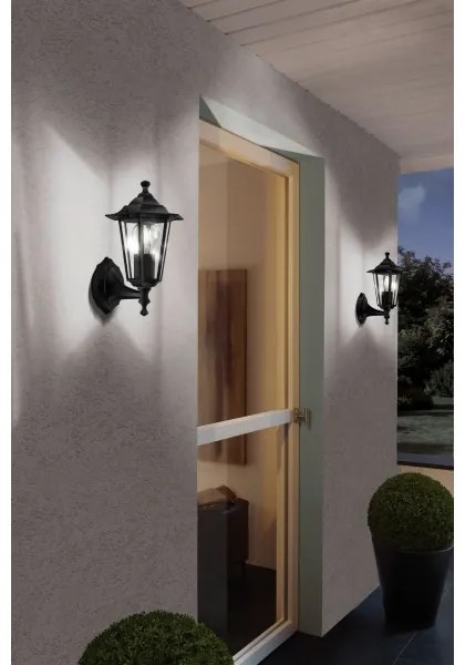 EGLO 22468 - LATERNA 4 kültéri fali lámpa 1xE27/60W fekete