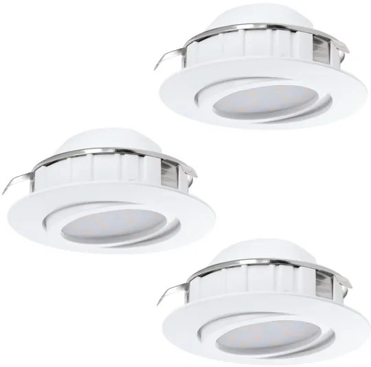 Eglo 95851 - 3 darabos PINEDA LED süllyesztett mennyezeti lámpa LED/4,9W/230V