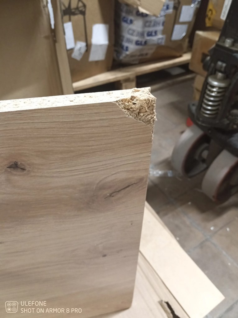 AKCIÓ Fali TV állvány ENTSIAN 150x40cm, artisan tölgy, II. osztály