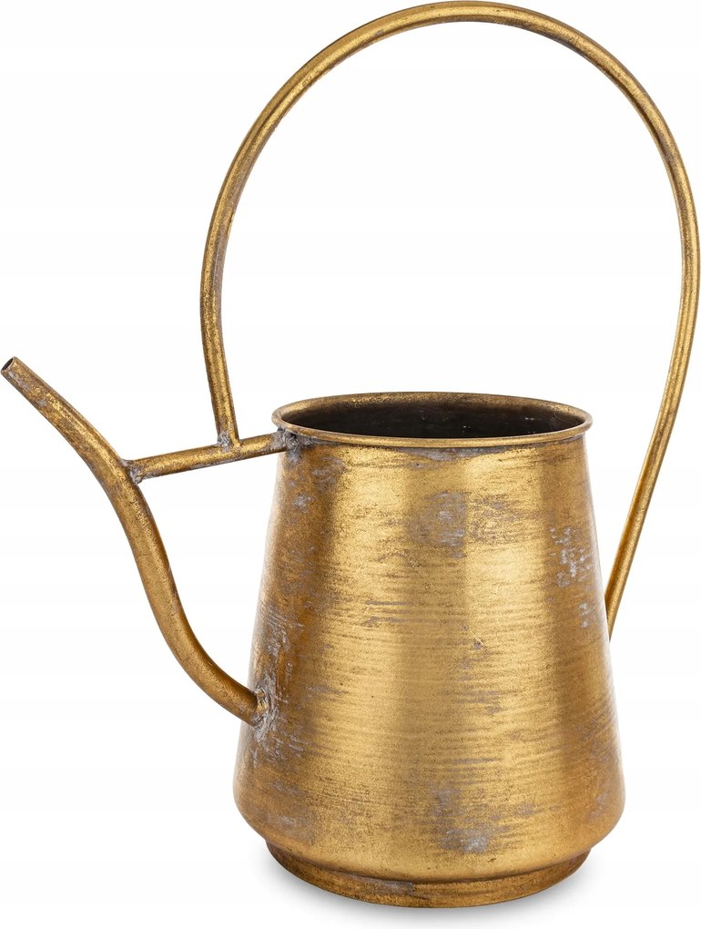 Fém öntözőkanna arany glamour retro dekoráció