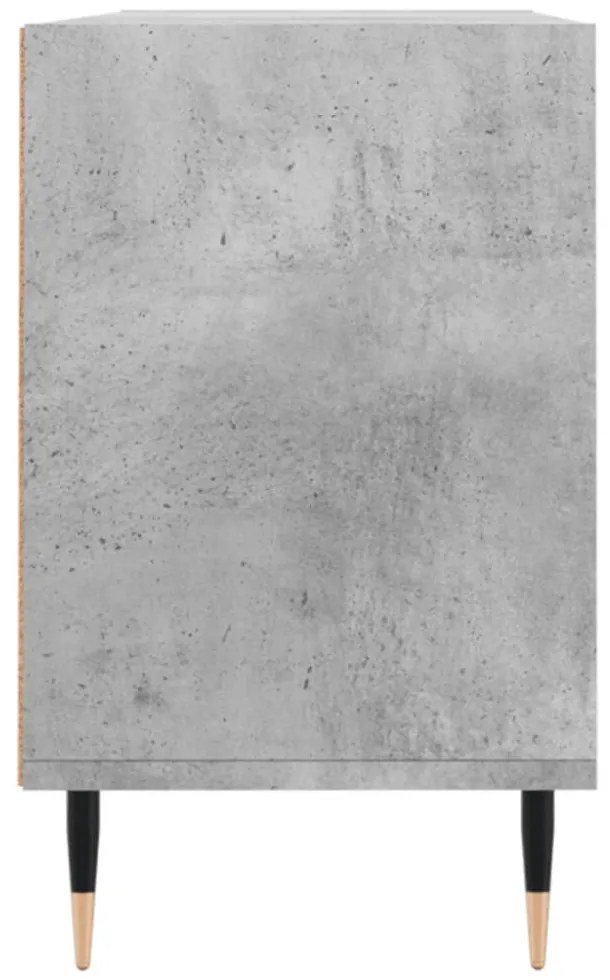 betonszürke szerelt fa TV-szekrény 103,5x30x50 cm