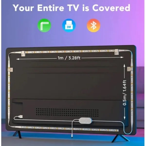 Govee - TV 46-60" Okos LED háttérvilágítás RGB