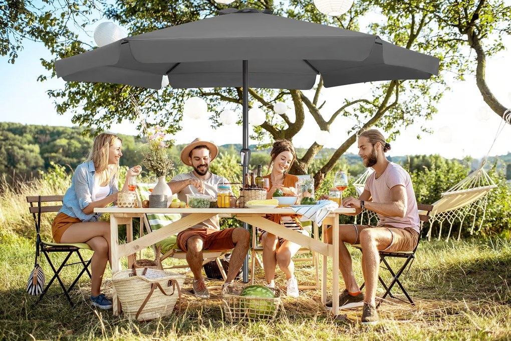 Deuba Maui kerti napernyő UV 80+ Ø330 cm – antracit