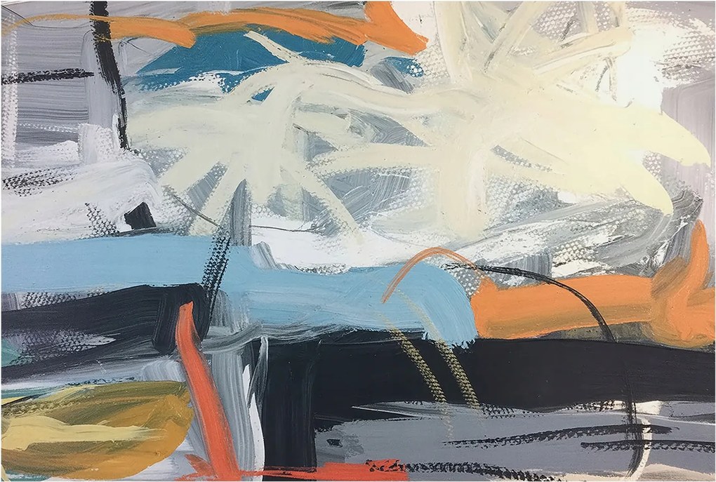 Fotótapéta Flizelin Szoba tapéta Színes absztrakt 104x70 Ragasztó