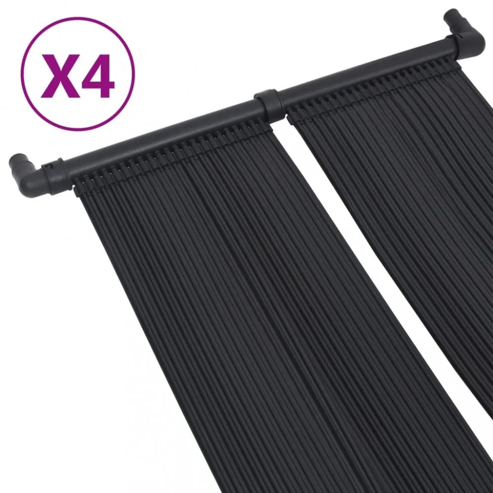 4 db napelemes medencefűtő panel 80 x 310 cm