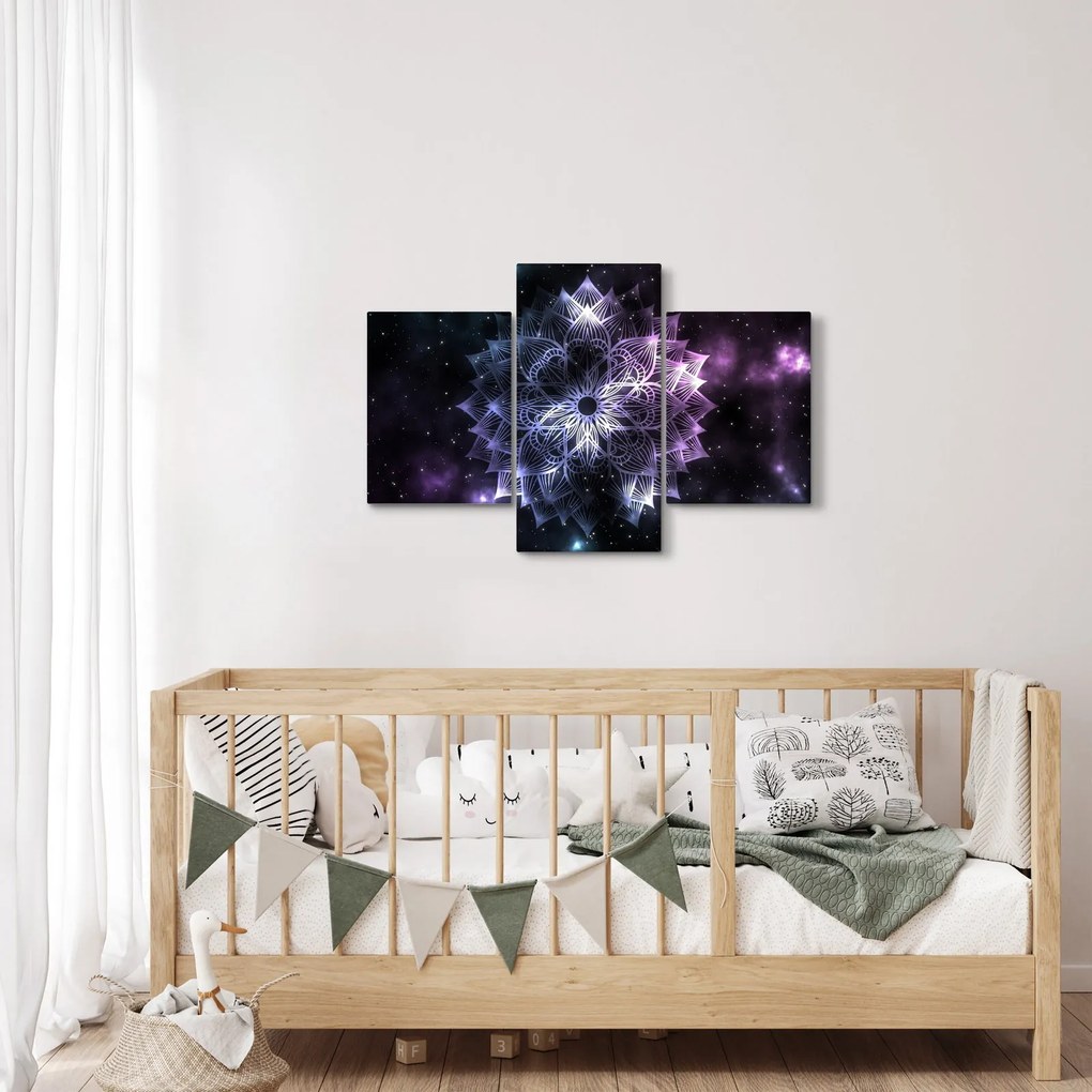 Kép - Lótusz mandala az űrben (90x60 cm)