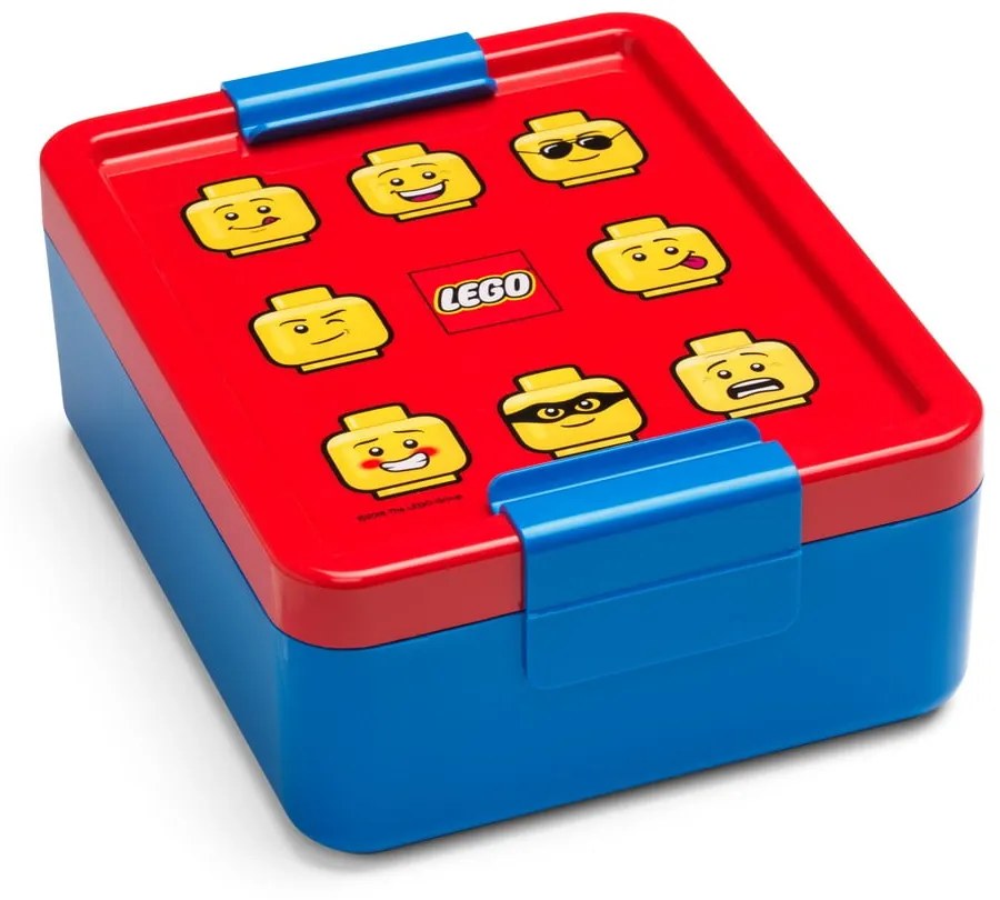 Iconic piros-kék uzsonnásdoboz és kulacs szett - LEGO®