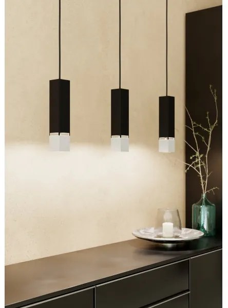 Eglo 99698 - LED Csillár zsinóron BUTRANO 3xGU10/4,5W/230V