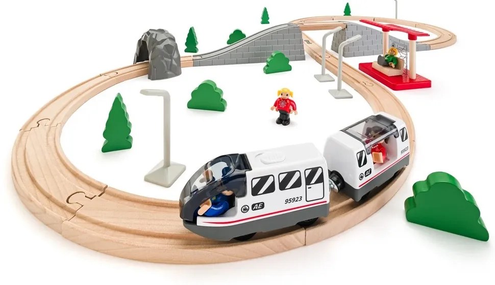 Woody Vláčkodráha - Osmička, 45 darab