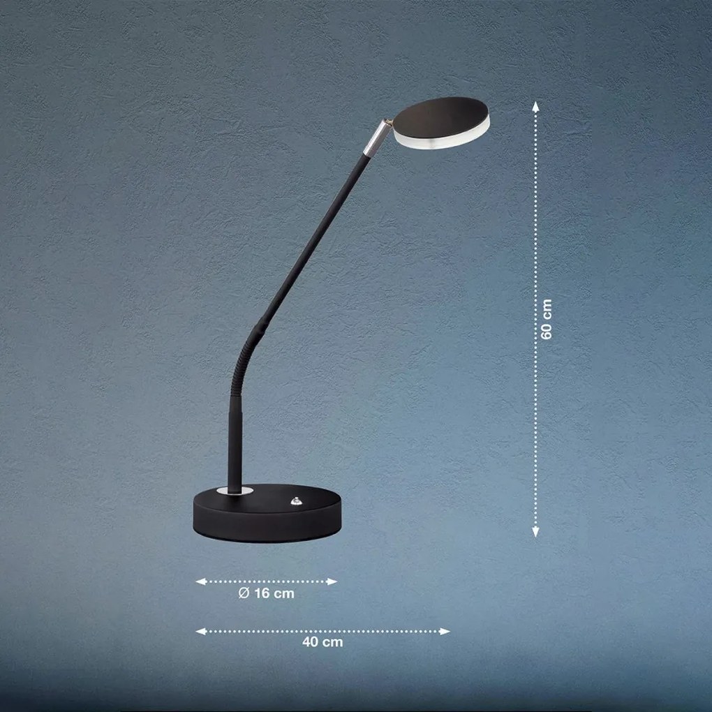 Fischer&Honsel Luna 850156 Asztali lámpa 1x6W/LED 2700K-6500k 720lm IP20