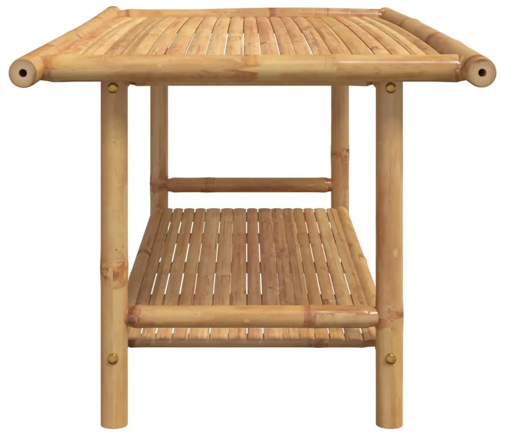 Bambusz dohányzóasztal 110x55x45 cm