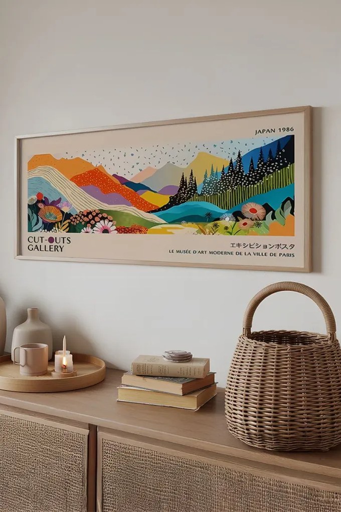 Artsmdfyty2-50120 keretezett MDF falikép, 50 x 120 cm