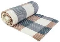Borocs Pasztell Pléd Takaró Kockás 200 x 230 cm