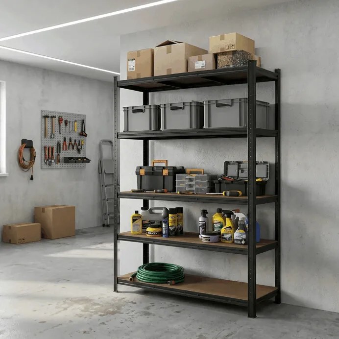 Fém polc fekete AUR-G2120 BK