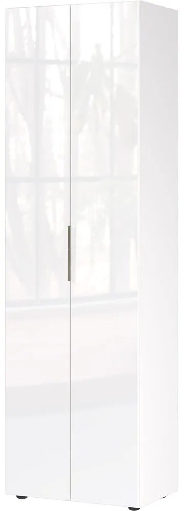 Fehér ruhásszekrény 59x197 cm Genova – Germania