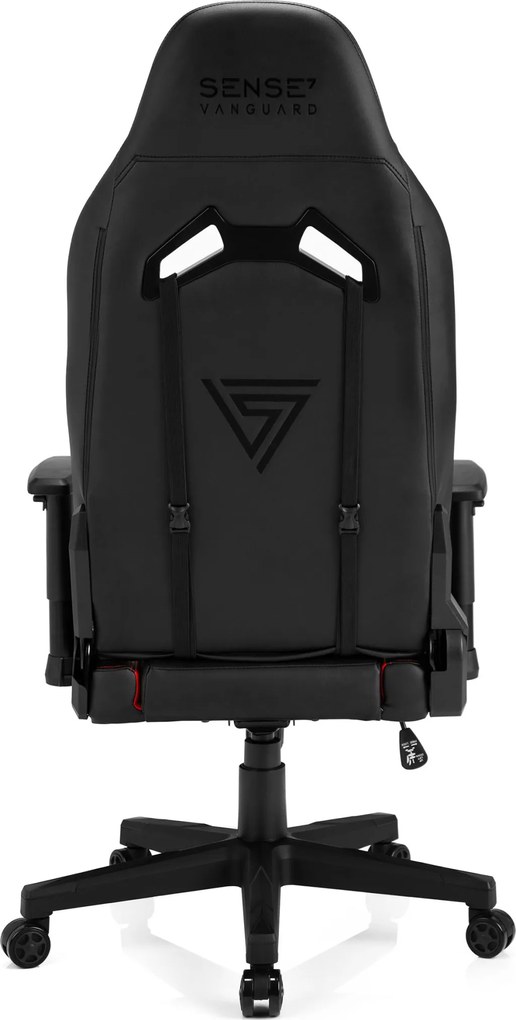 Gamer szék SENSE7 Vanguard fekete és piros