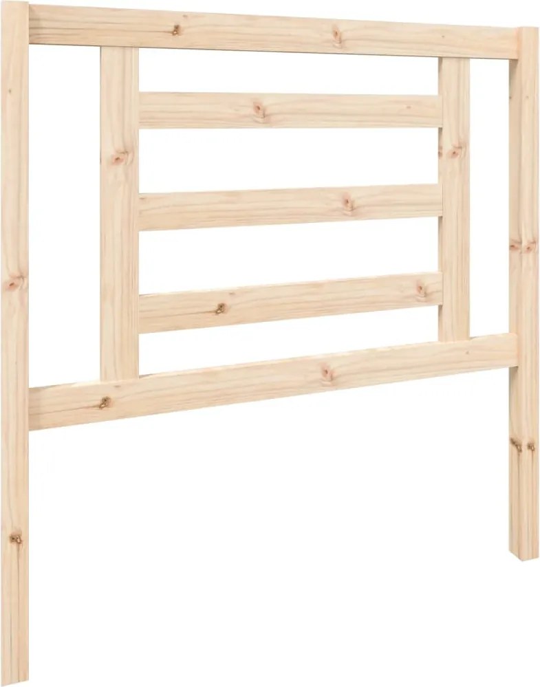 vidaXL tömör fenyőfa ágyfejtámla 96 x 4 x 100 cm