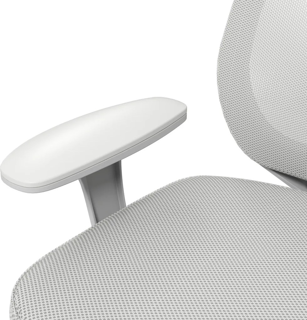 Vinsetto irodai szék, ergonomikus íróasztali szék forgófunkcióval, állítható magasságú, szürke