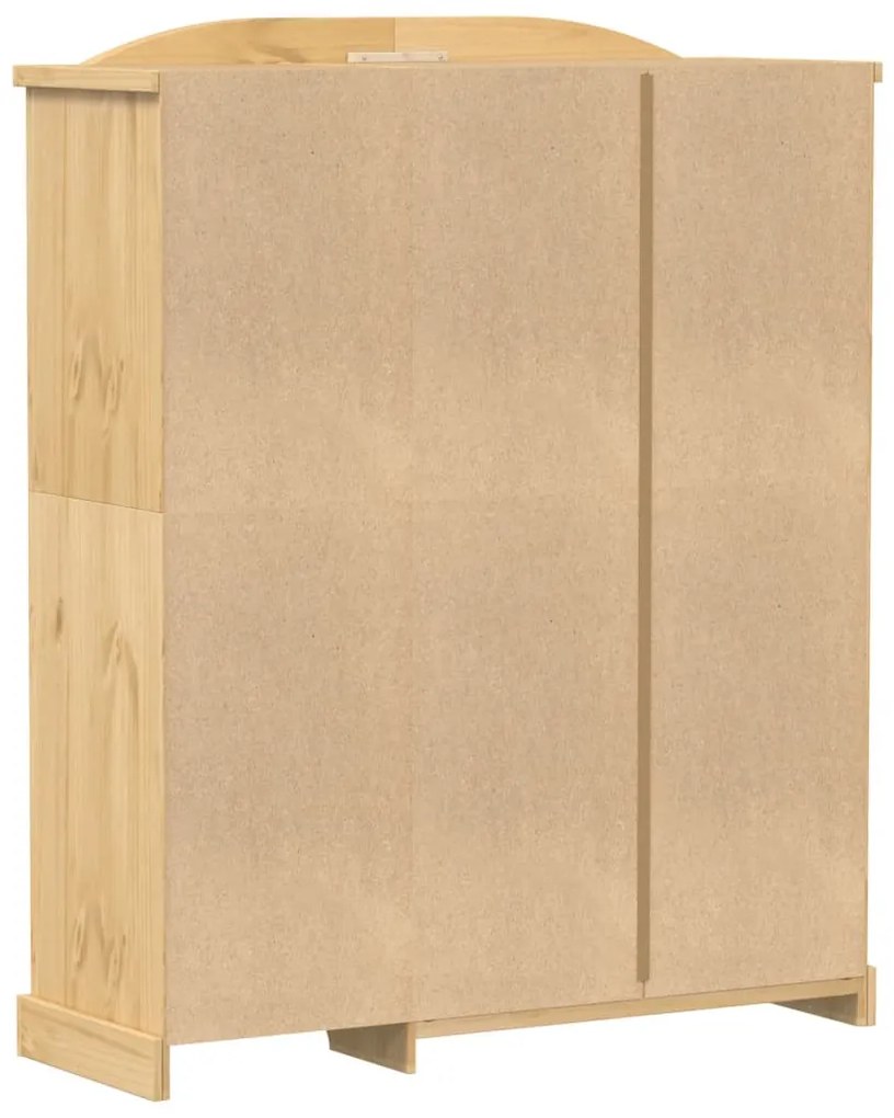 Corona tömör fenyőfa ruhásszekrény 151,5 x 52 x 186 cm