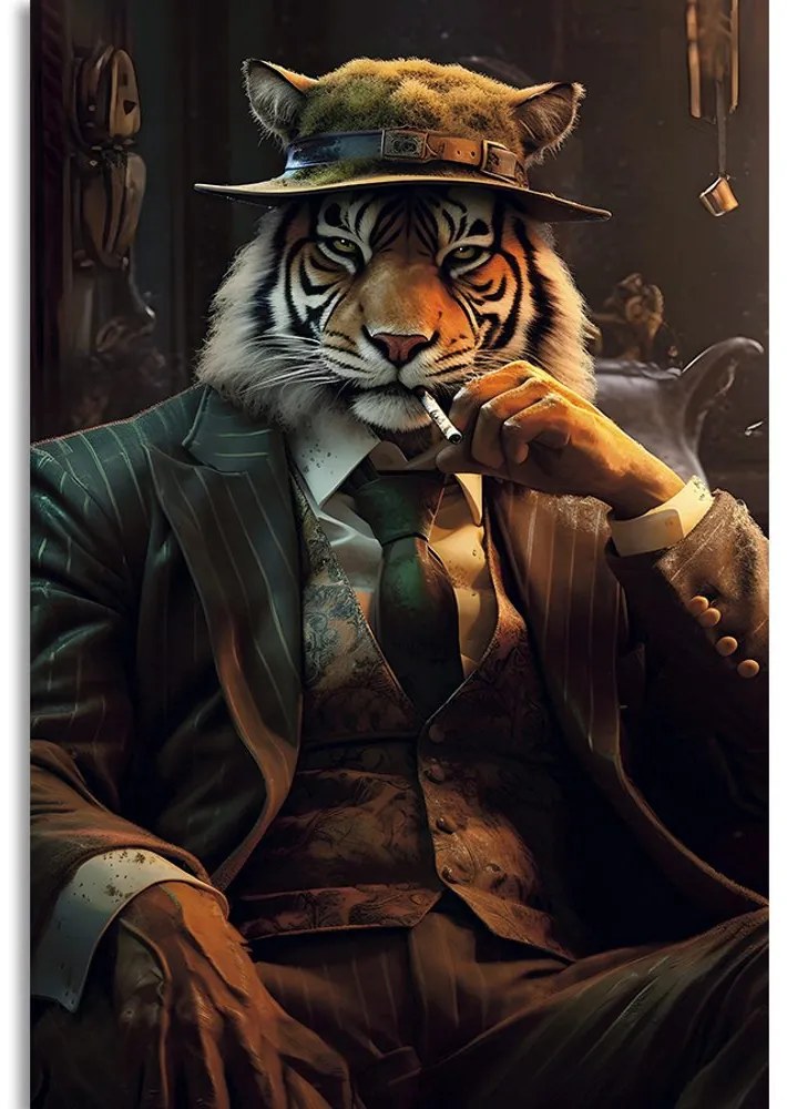 Kép állat gengszter tigris - 60x90