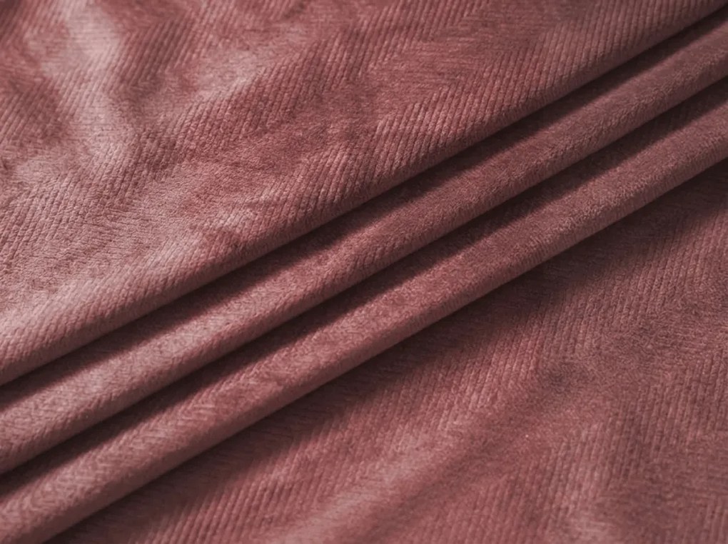 Sötétítő függöny ELVIO VELVET 140x250 cm, óarany rózsaszín Felfüggesztés: Hullámos sínszalag