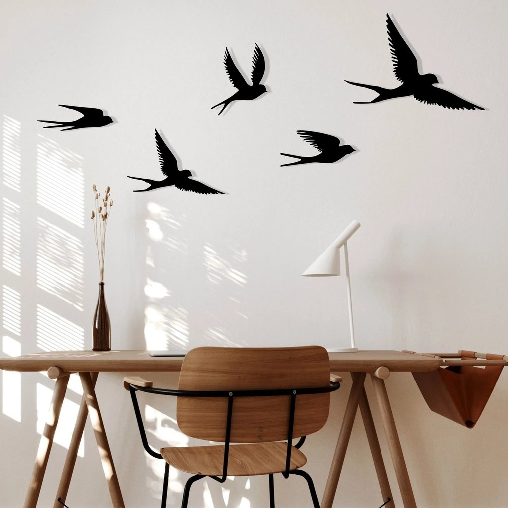 Fém fali dekoráció, Crow