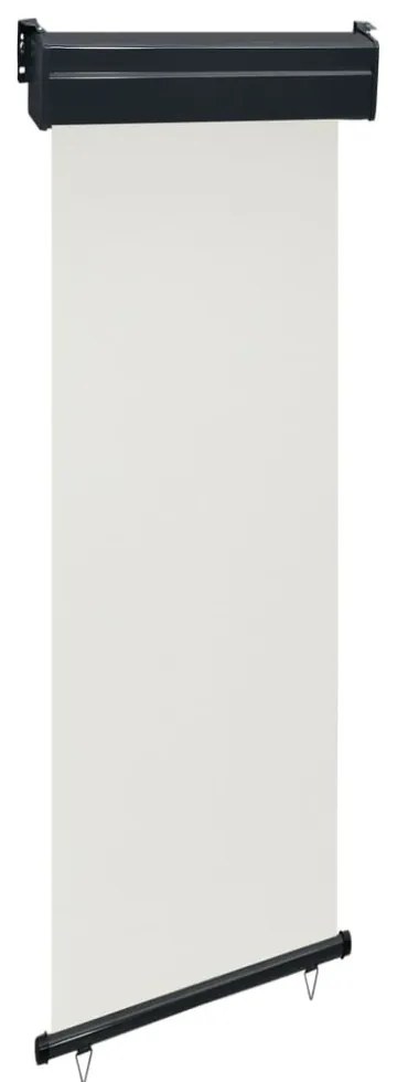 krémszínű oldalsó terasznapellenző 65 x 250 cm