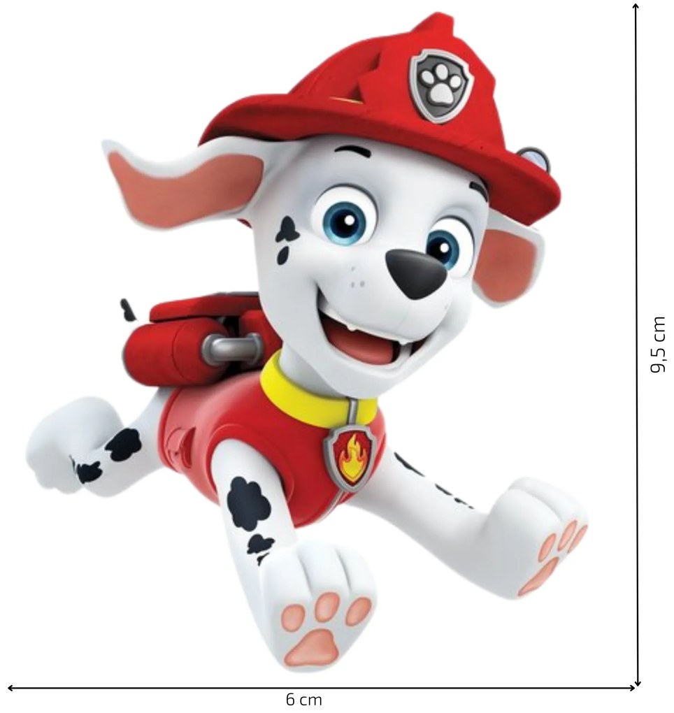 PIPPER. Matrica a kapcsoló felett "PAW Patrol - Marshall"