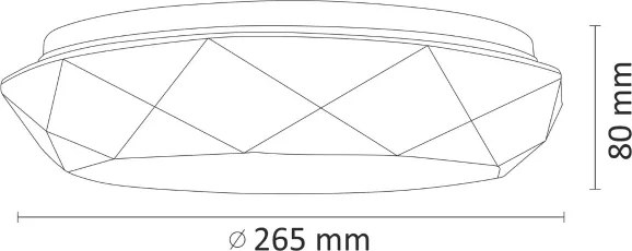 LED mennyezeti lámpa SELINA LED/12W/230V